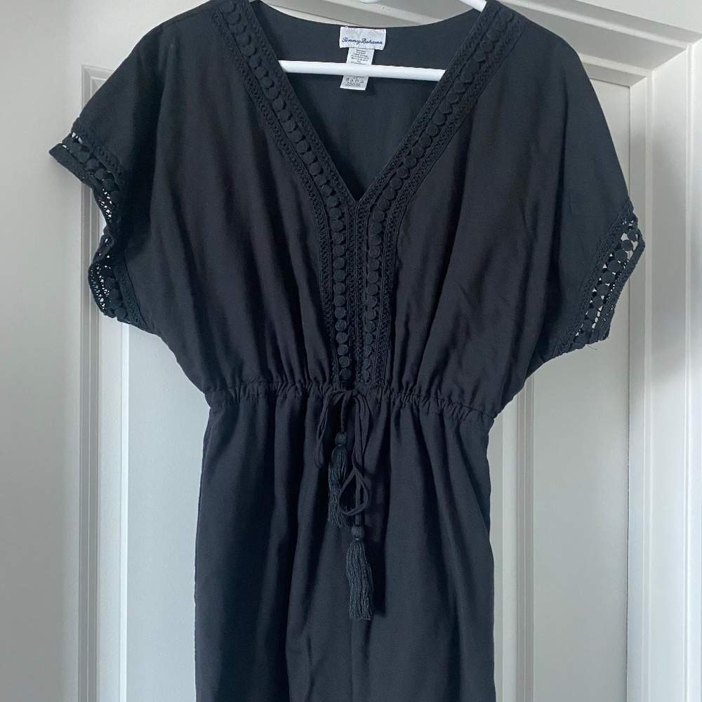Tommy Bahama Black Swimsuit Cover-up/Beach Dress